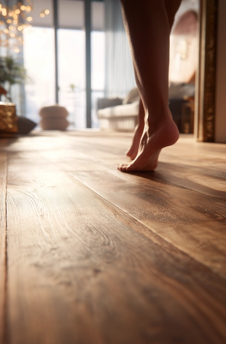 صدای تق تق پارکت