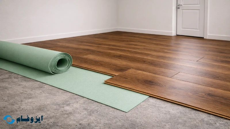 نصب پارکت لمینت روی سیمان