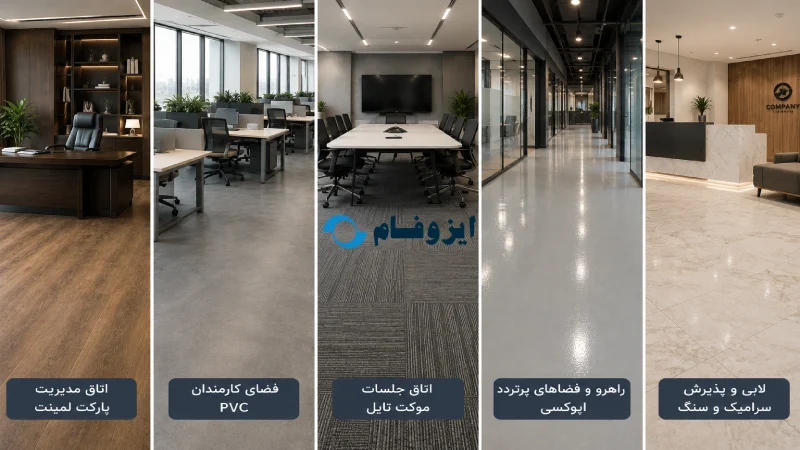 بهترین کفپوش محیط کار