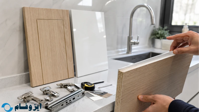 مقایسه کابینت های گلاس و ام دی اف