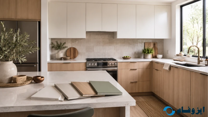 بهترین رنگ کابینت ام دی اف